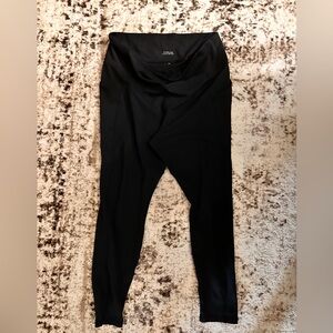 Fabletics 1x black leggings w side pockets